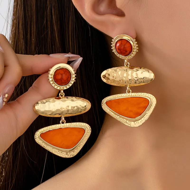Boho Sunset Tiered Drop Earrings Boho Sunset Tiered Drop Earrings